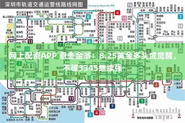 网上配资APP 悬壶金翁：8.25黄金多头或觉醒，不破3345继续强