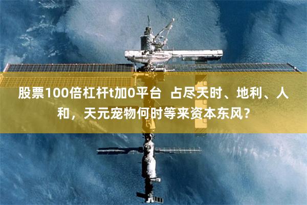股票100倍杠杆t加0平台  占尽天时、地利、人和，天元宠物何时等来资本东风？
