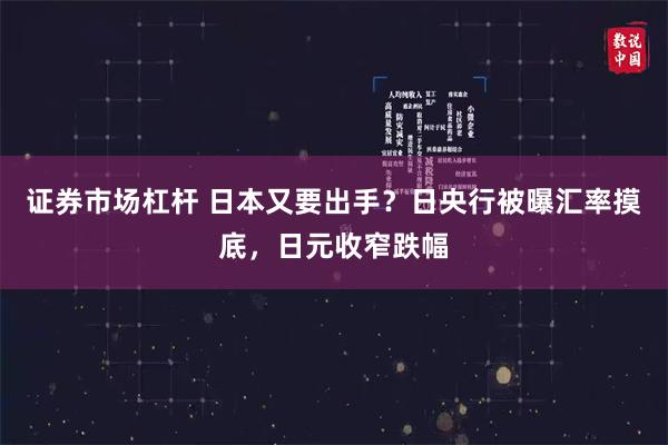 证券市场杠杆 日本又要出手？日央行被曝汇率摸底，日元收窄跌幅
